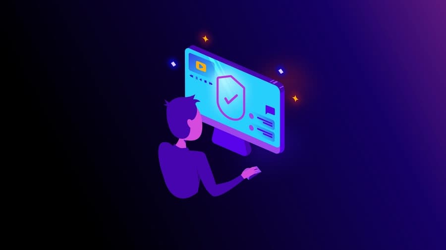Ilustração de verificação de idade com compliance